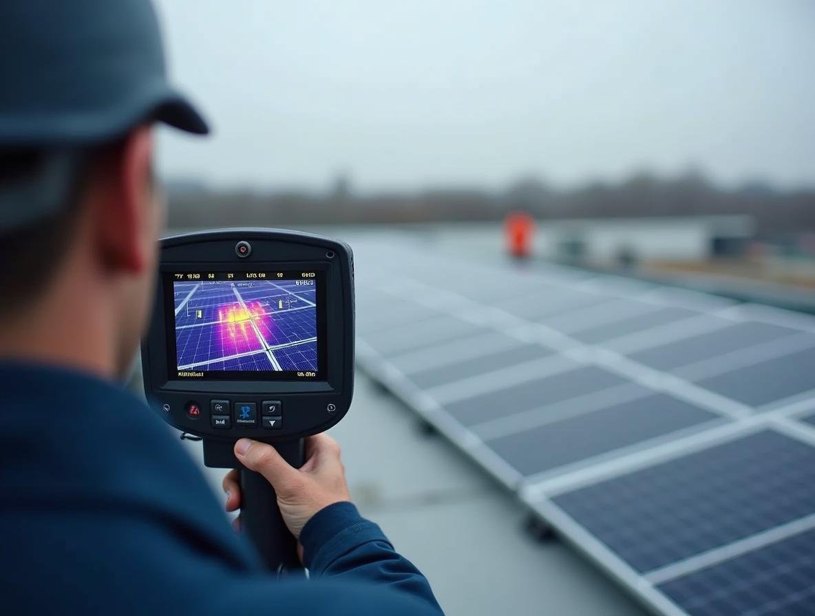 Diagnostika poruchy fotovoltiky termokamerou